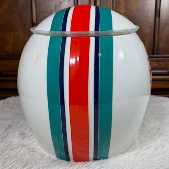 Vintage Miami Dolphins Multi-Purpose Helmet Bowl with Lid - Picture 6 of 16